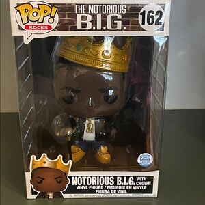 Funko Pop Notorious B.I.G. with Gold Crown
